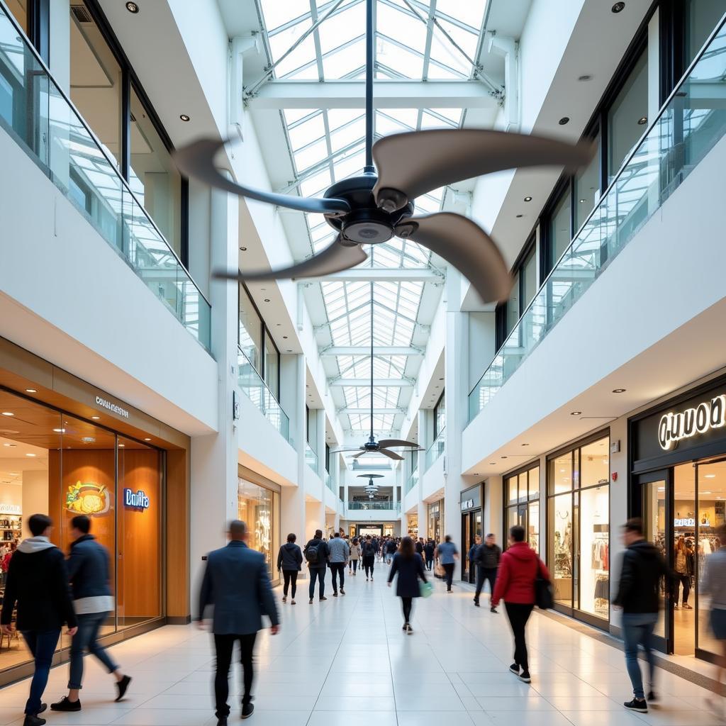 HVLS Fan in a Commercial Setting