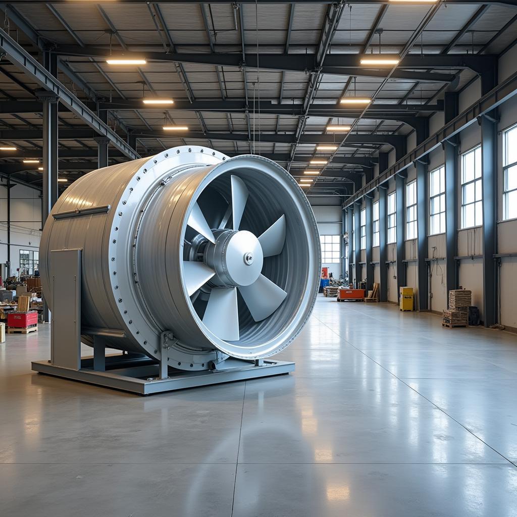 HVLS Fan in a Warehouse