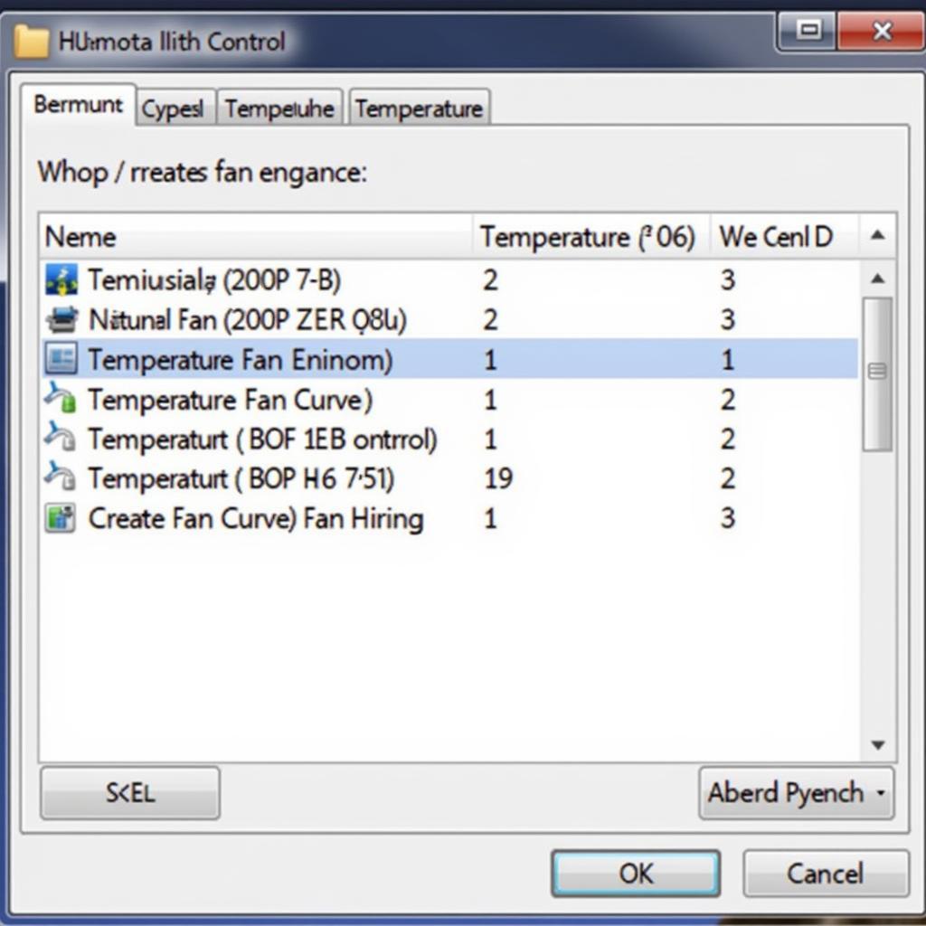 Setting up fan curves in HWINFO