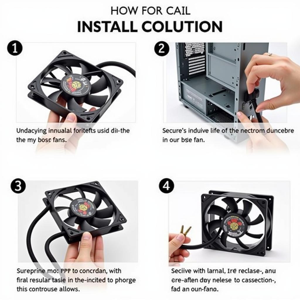 HX 2420 PC Fans Installation Guide