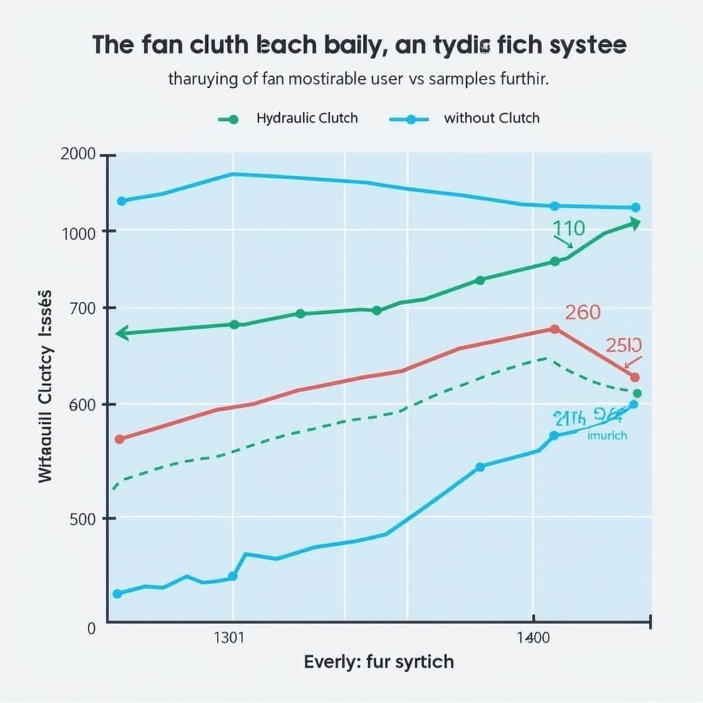 Graph illustrating energy savings with a Hydraulic Clutch Fan