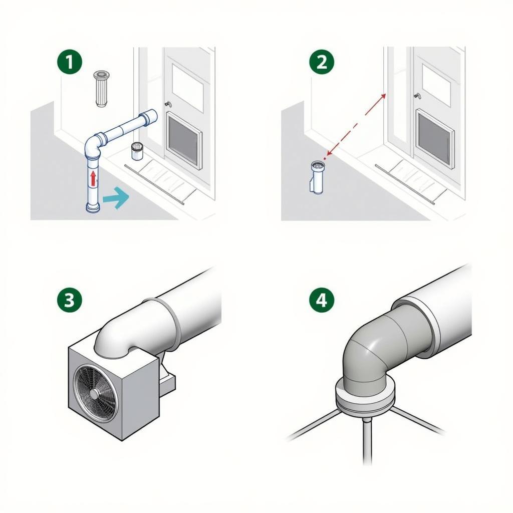 Installing a hydroponics extractor fan kit