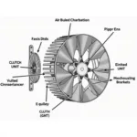 Hyundai Clutch Fan Assembly Diagram