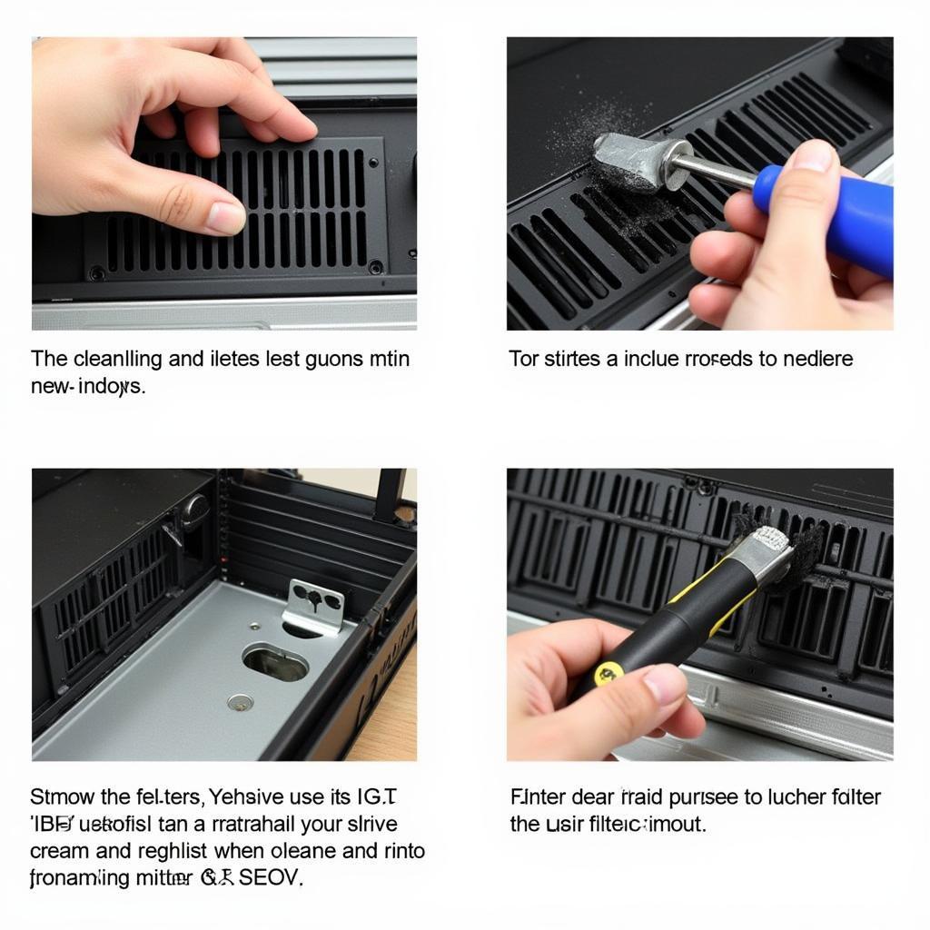 Cleaning the Air Vents and Filters in an IBM x3250 M3 Server