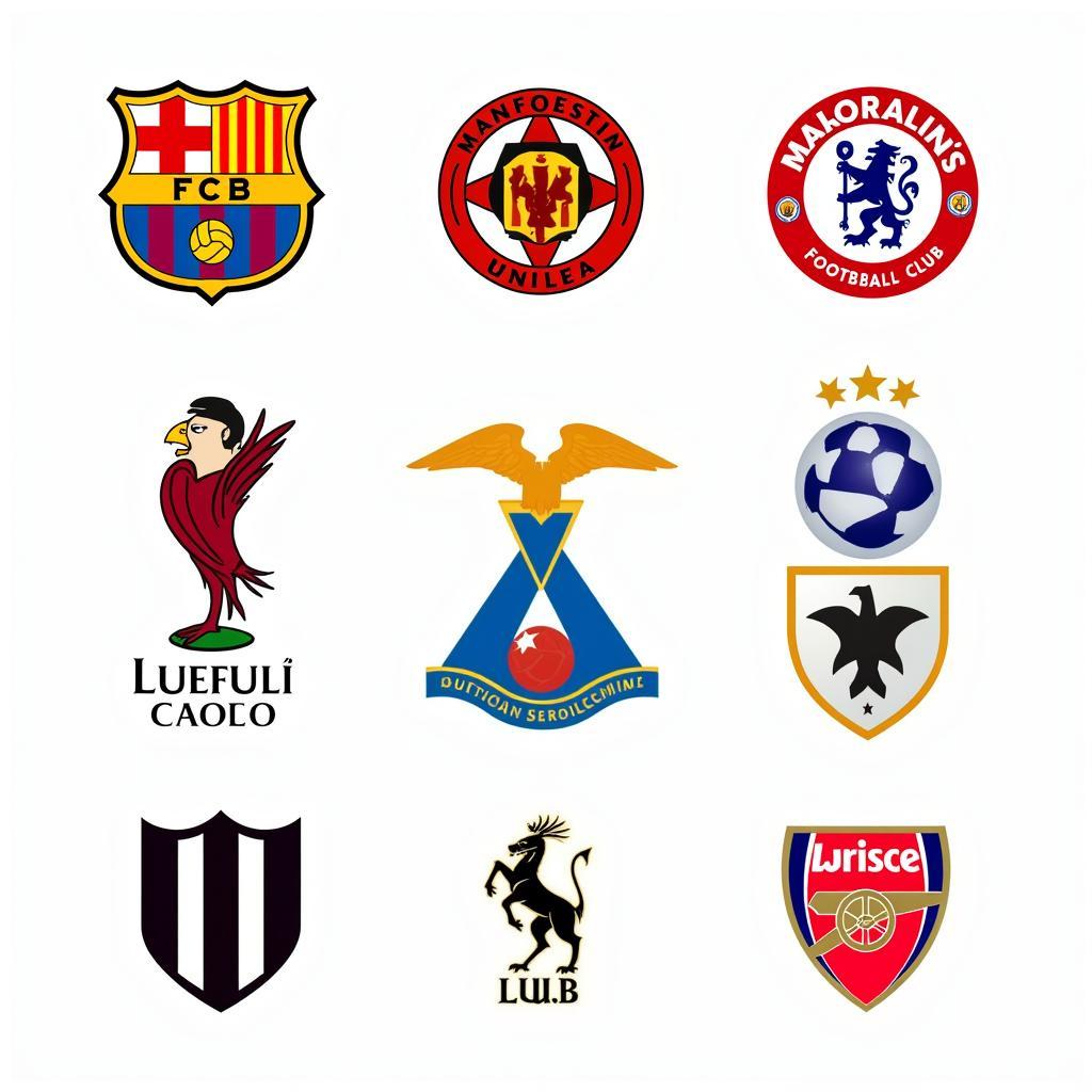 Football Logos Extracted with an Icon Extractor Fan Tool