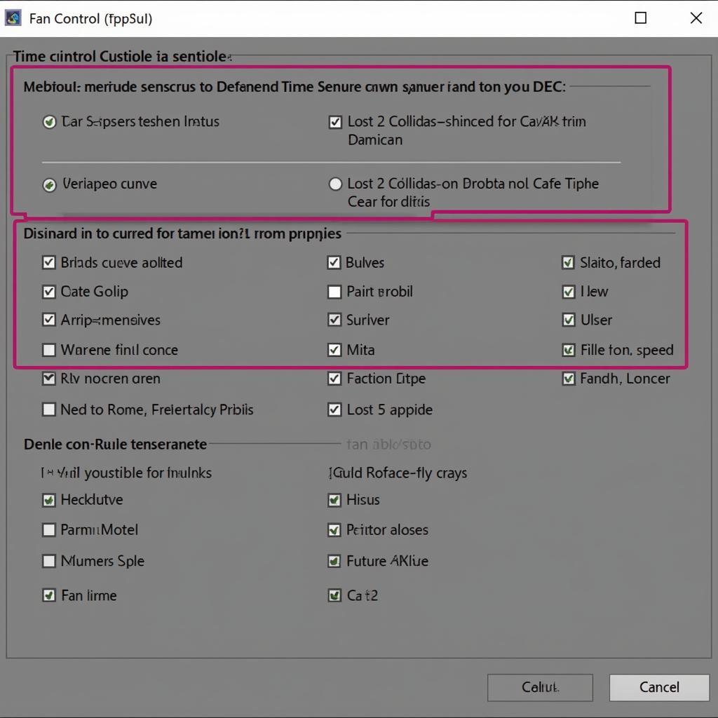 iCUE Fan Control Interface