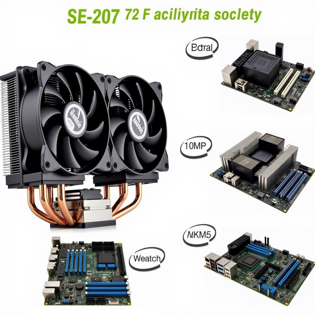 ID Cooling SE-207 Dual Fan Compatibility with Different Motherboards