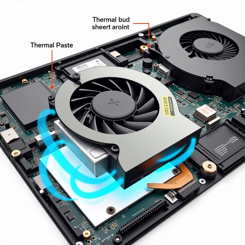 Laptop Cooling System Diagram