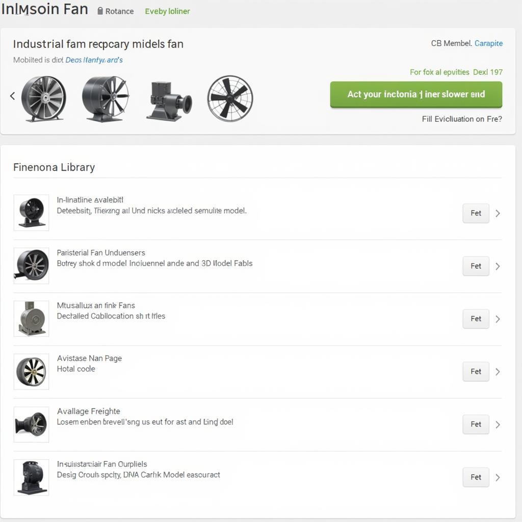 Industrial Fan 3D Model Download Platform