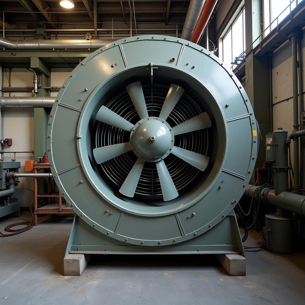 Industrial Fan in Detonation Process