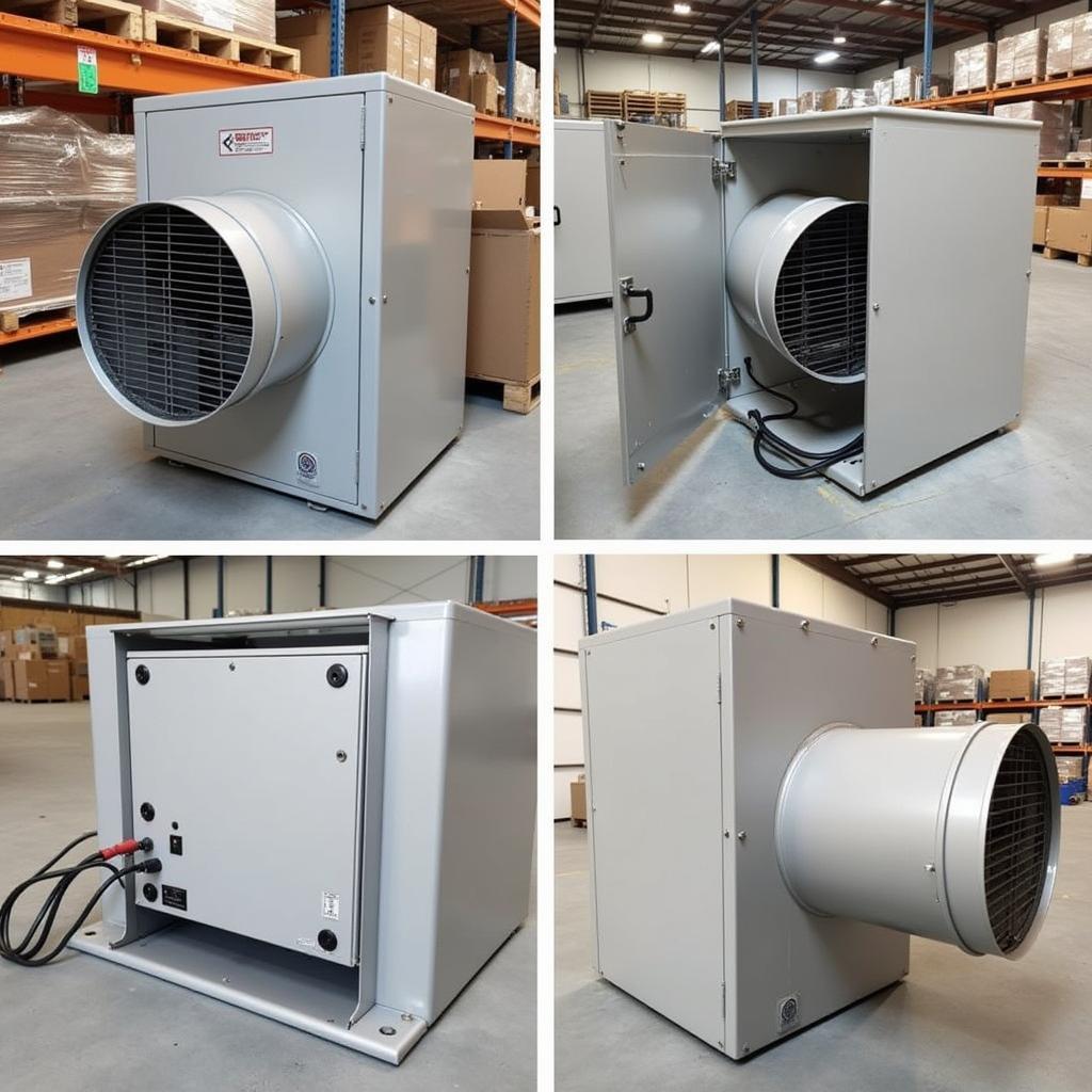 Industrial Fan Heater Installation Example