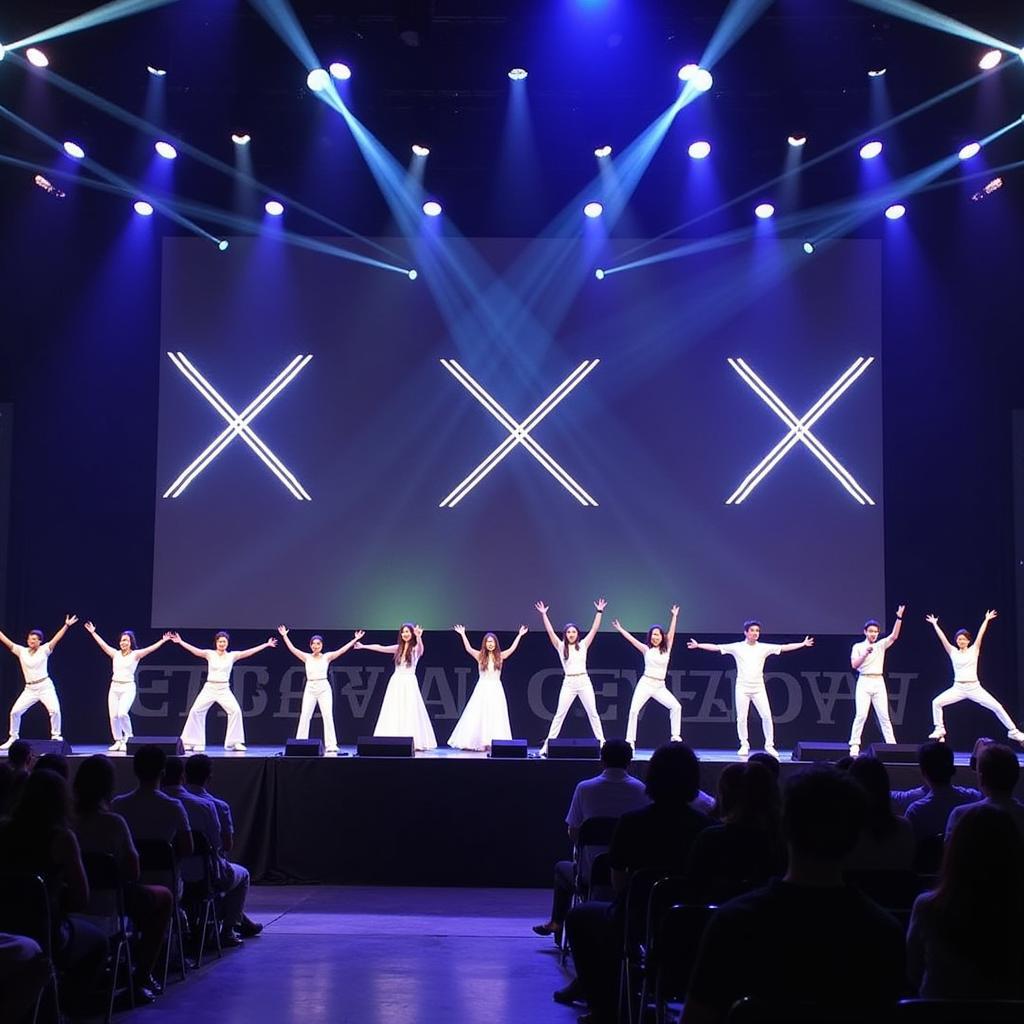 Infinite performing at their 2016 Taipei Fan Meeting