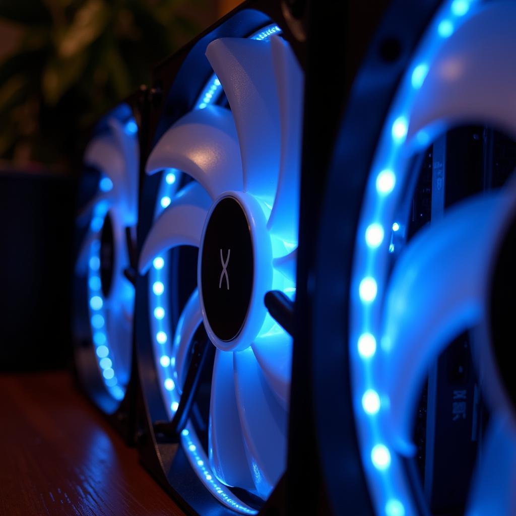 Infinity Cooling Fan LED RGB Close-Up