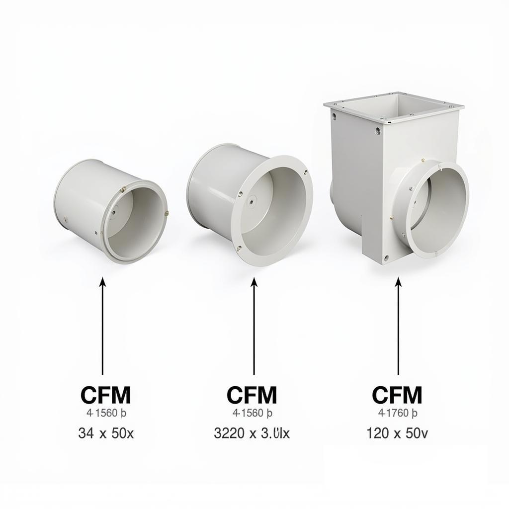 Comparing Inline Duct Fan Sizes