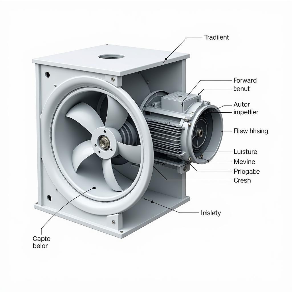 Inline Sirocco Fan Kruger Internal Components