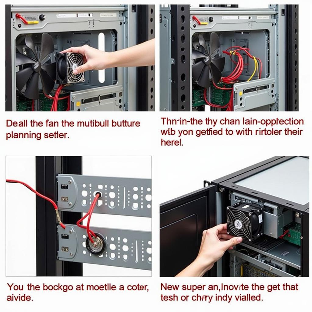 Installing 3-wire Fan in Server Rack