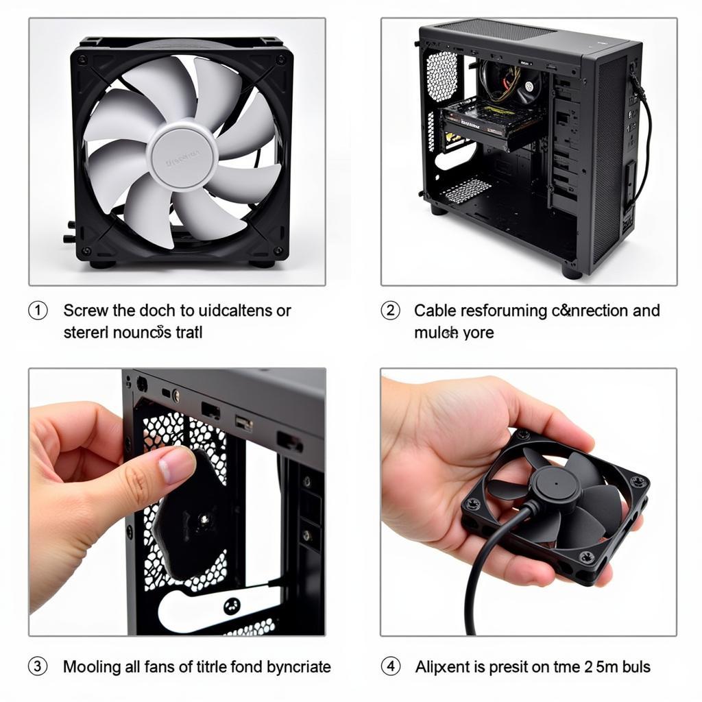 Step-by-step guide to install a 92x92x25mm fan in a computer case