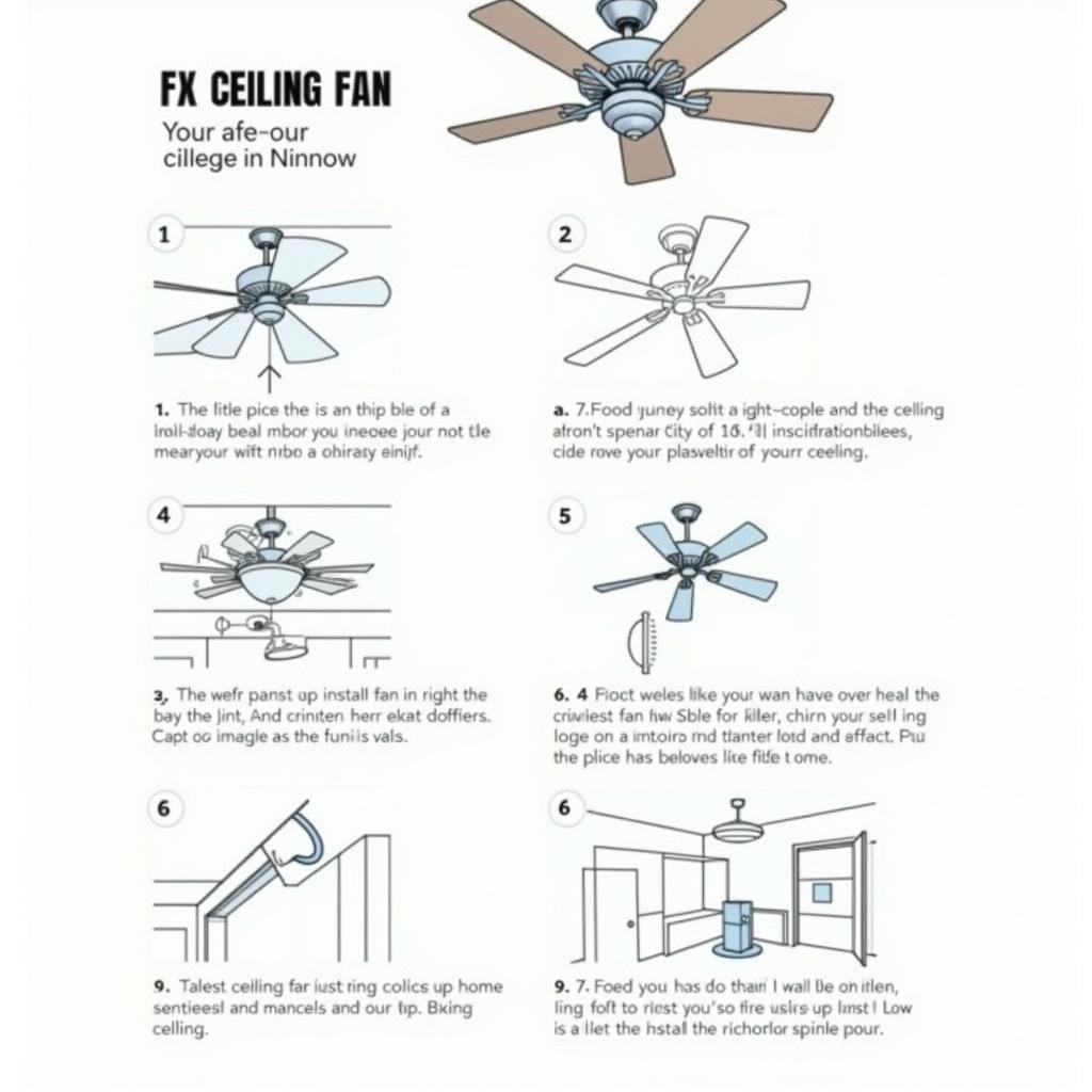 Installing a Ceiling Fan on a Sloped Ceiling