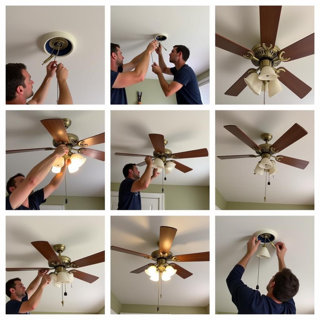 Installing a Ceiling Fan in Shelburne, VT