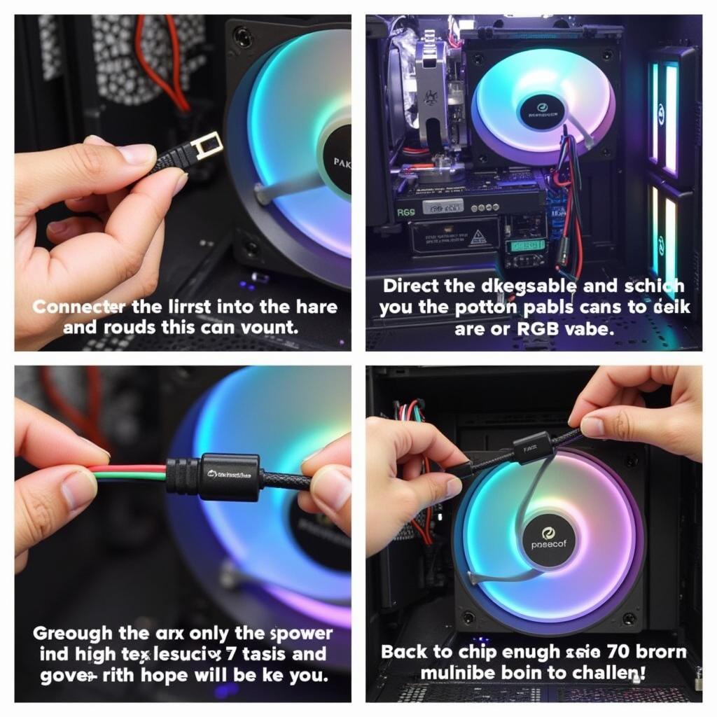 Installing RGB Fans in a PC Case