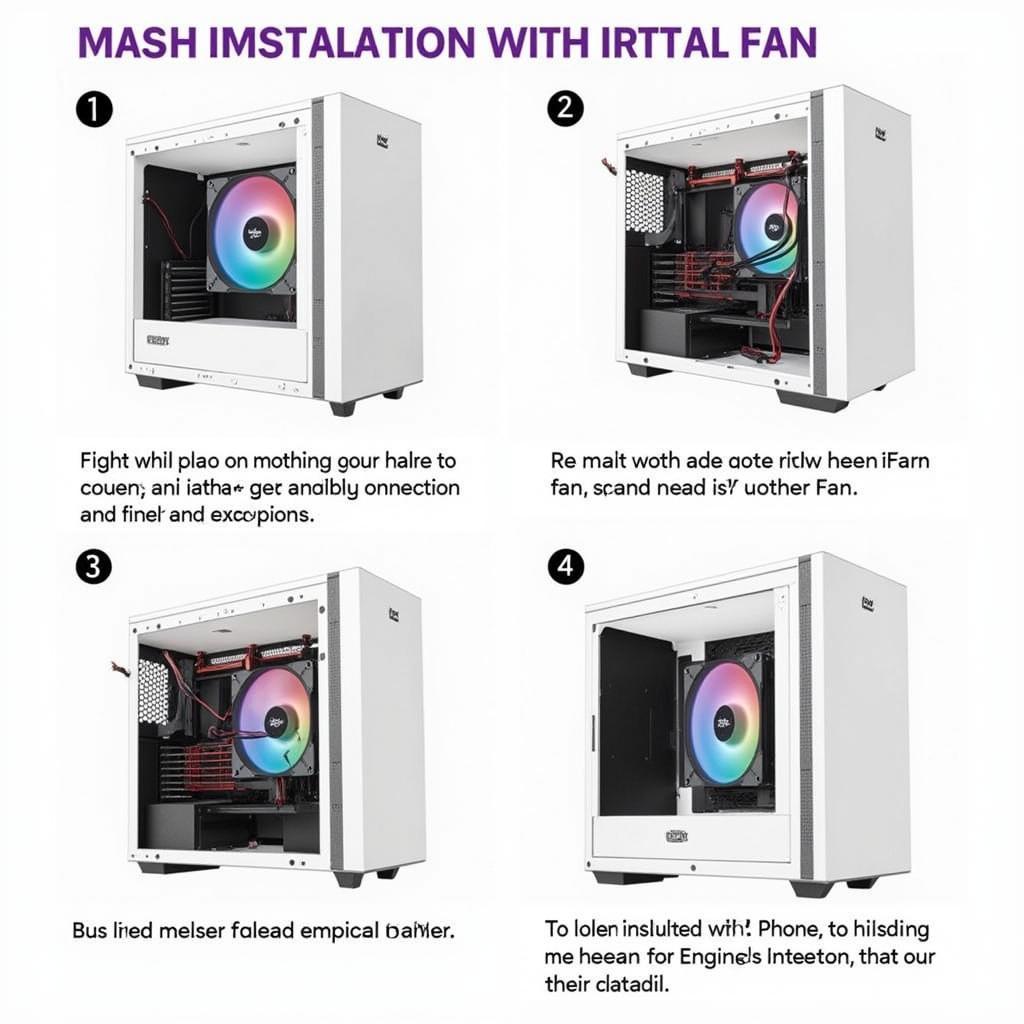 Installing a Cooler Master 140mm RGB Fan