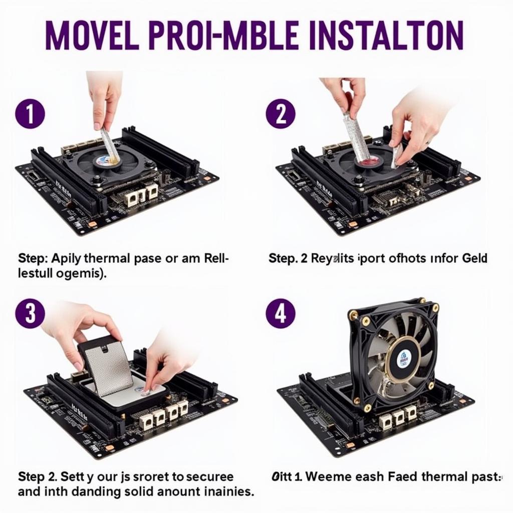 Installing a Cooler Master Fan on LGA 1151 Motherboard