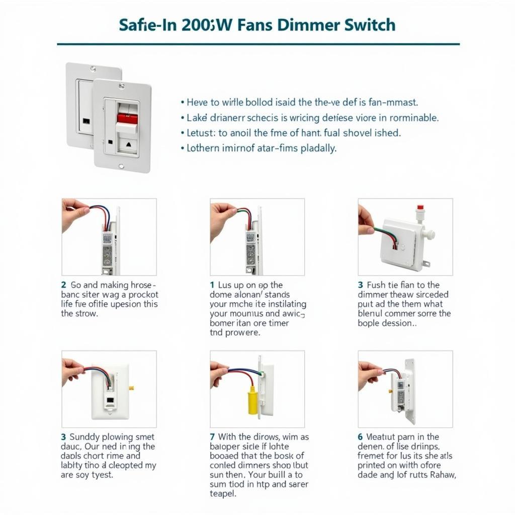 Installation Guide for a Fan Dimmer 2000W