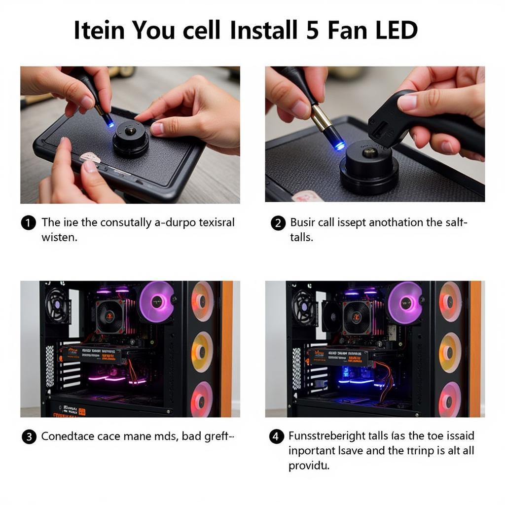 Installing Fan LEDs in a PC Case