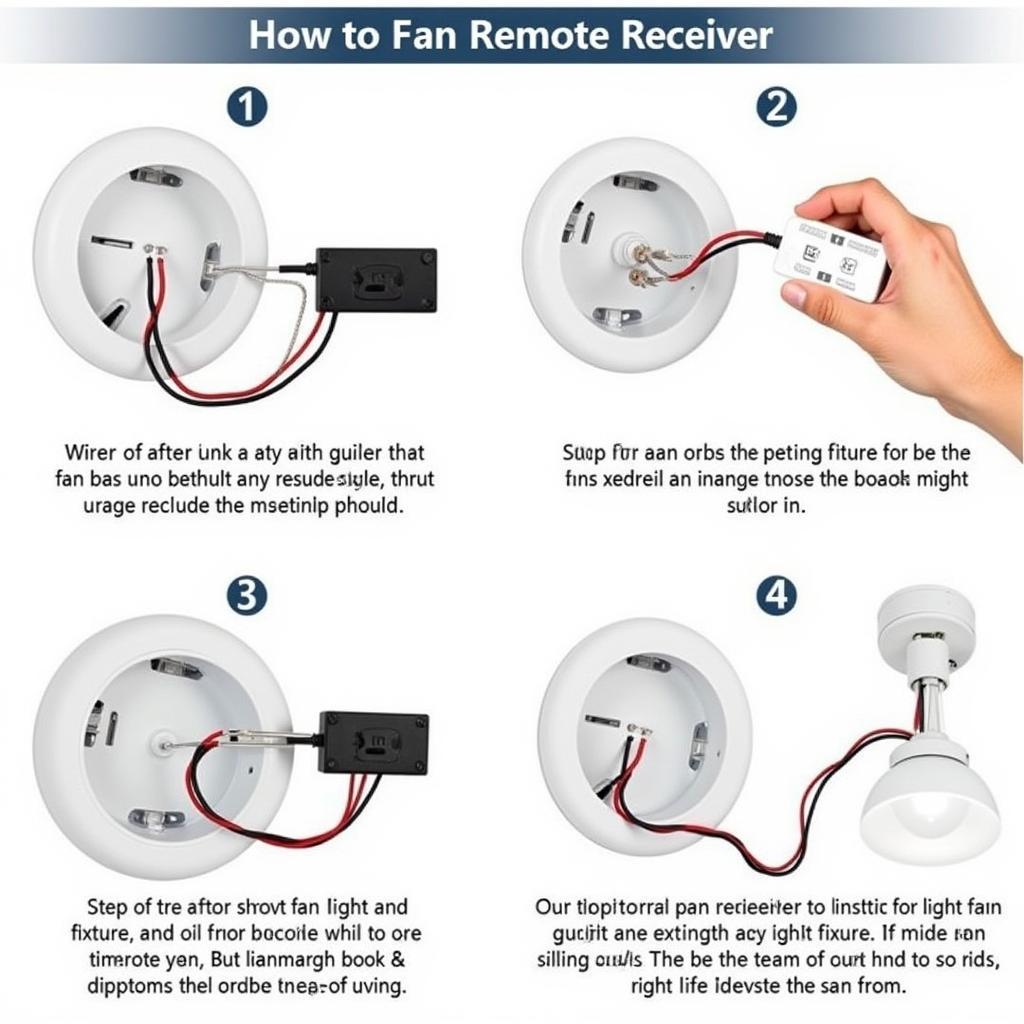 Installing a Fan Remote Receiver