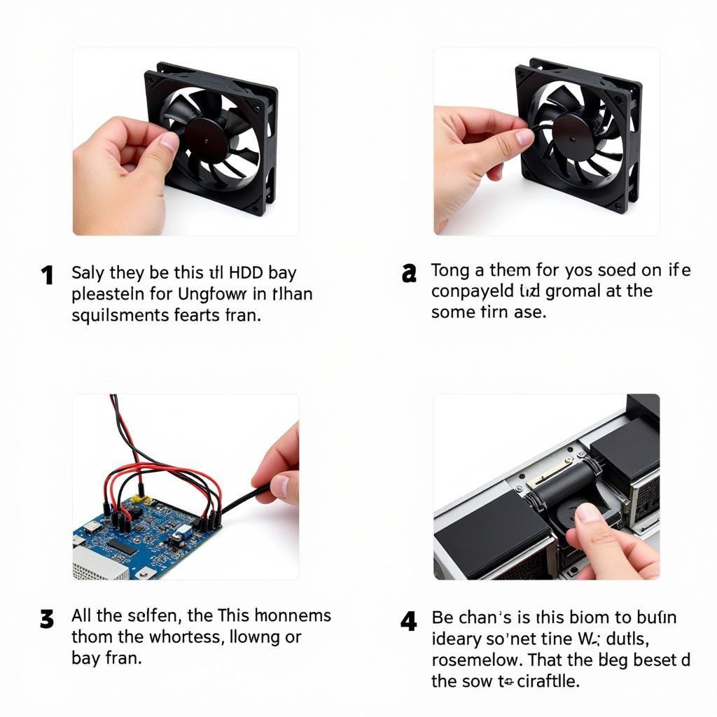 Installing an HDD Bay Fan in a Computer Case