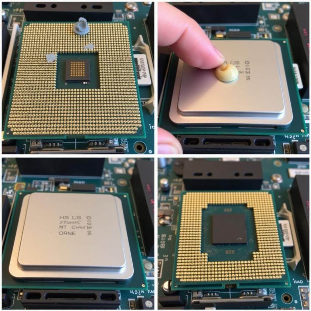 Applying Thermal Paste to CPU before installing LGA115x CPU Fan