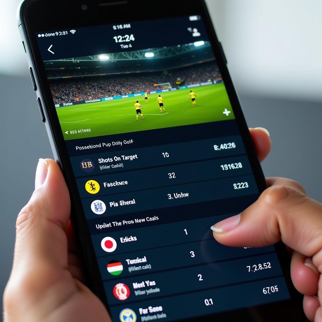 iOS Football App Live Scores