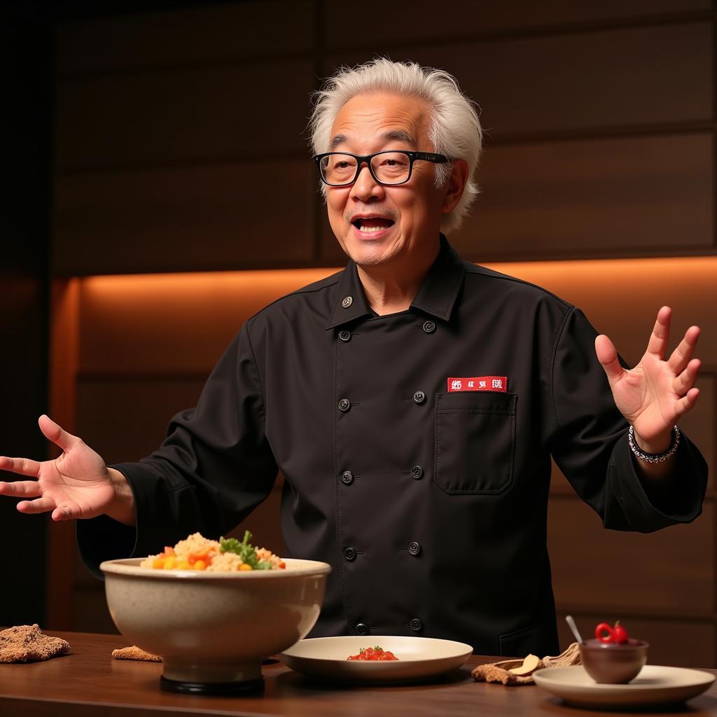 Chairman Kaga in Iron Chef Japan