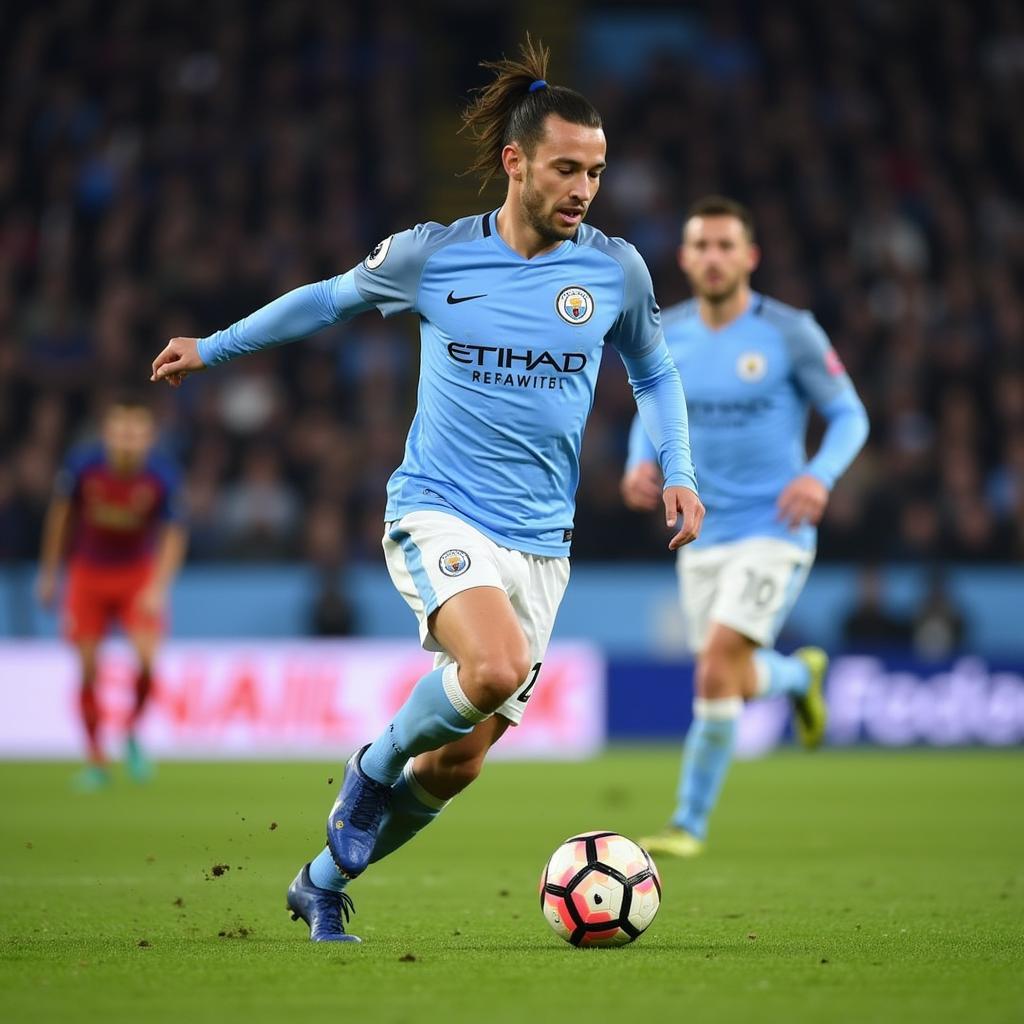 Jack Grealish Playing for Manchester City