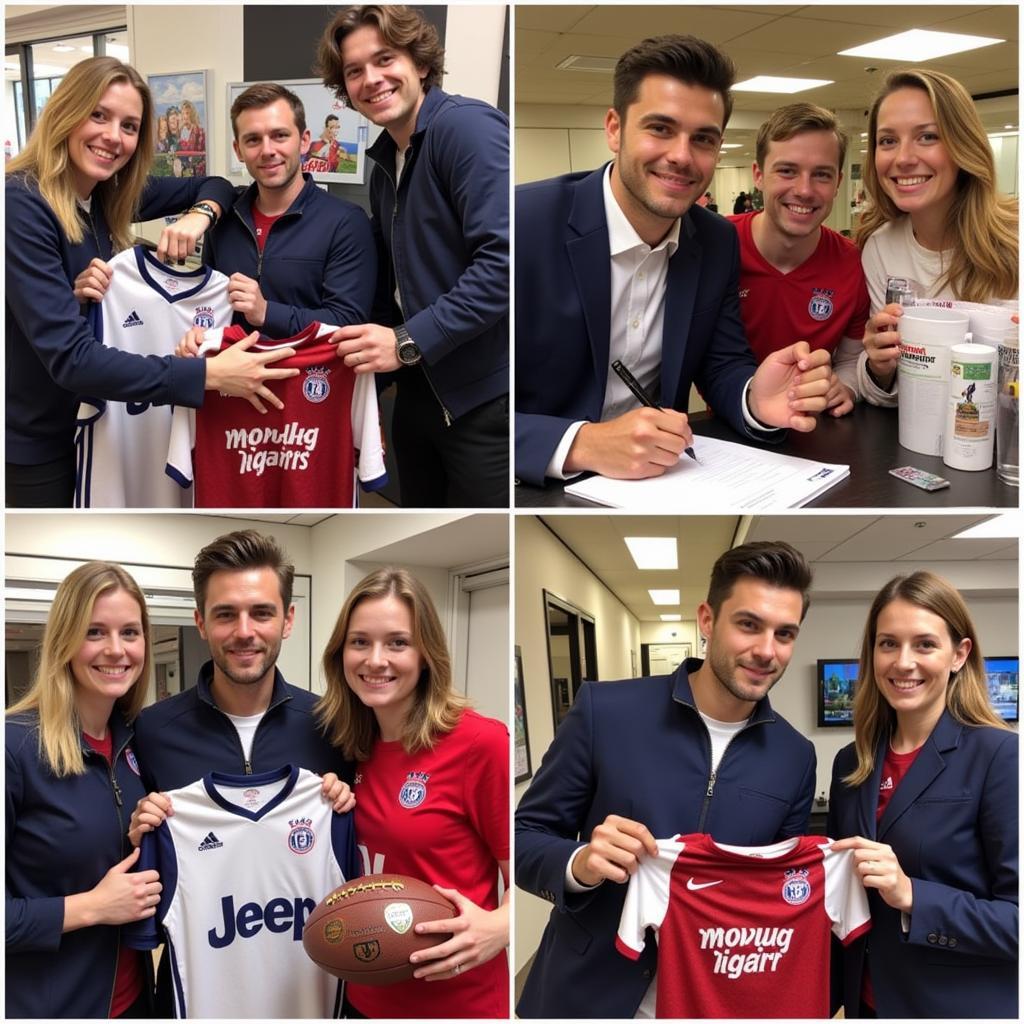 Jack Grealish Signing Autographs and Posing for Photos with Fans