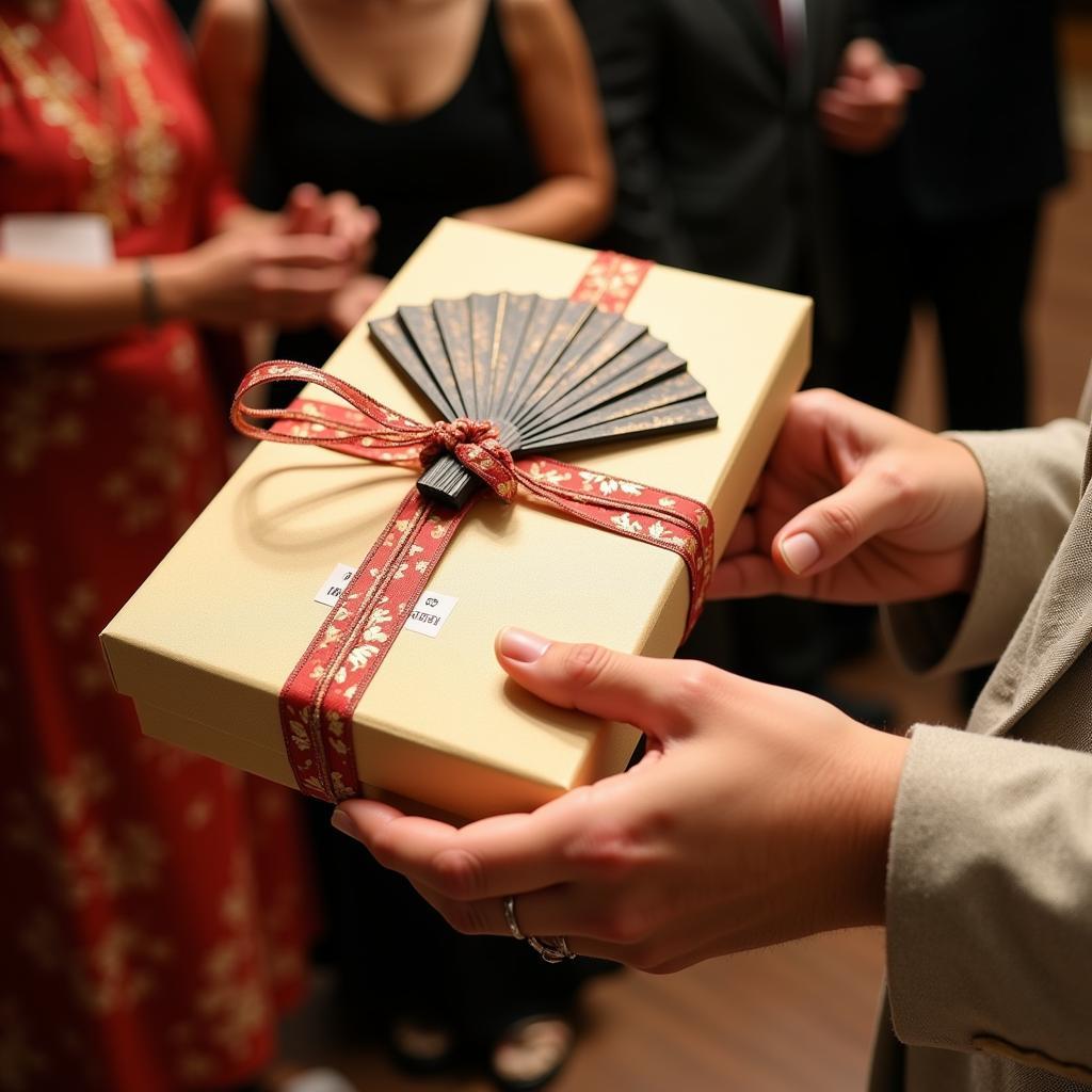 Giving a Japanese Hand Fan as a Gift