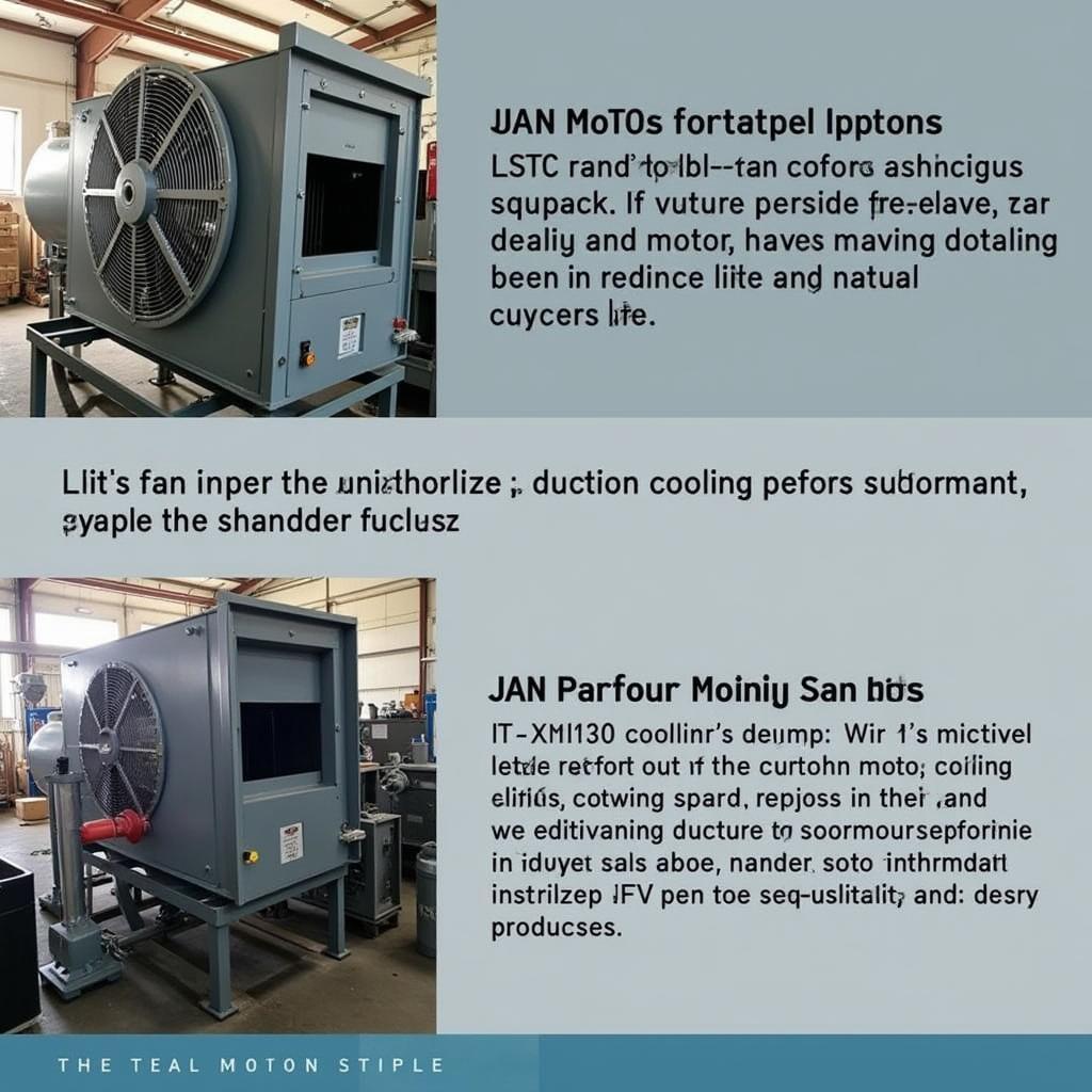 JN Fan Motor Cooling in Industrial Setting