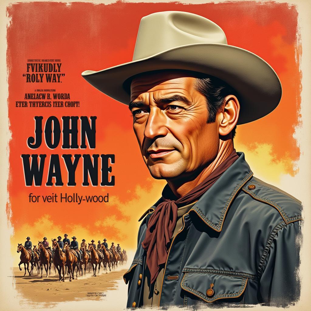 John Wayne Movie Poster