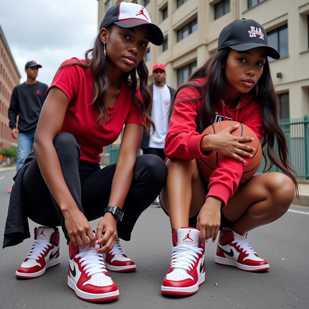 Jordan Girl Fan Street Style