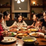 Jun Fan Foods Family Dinner