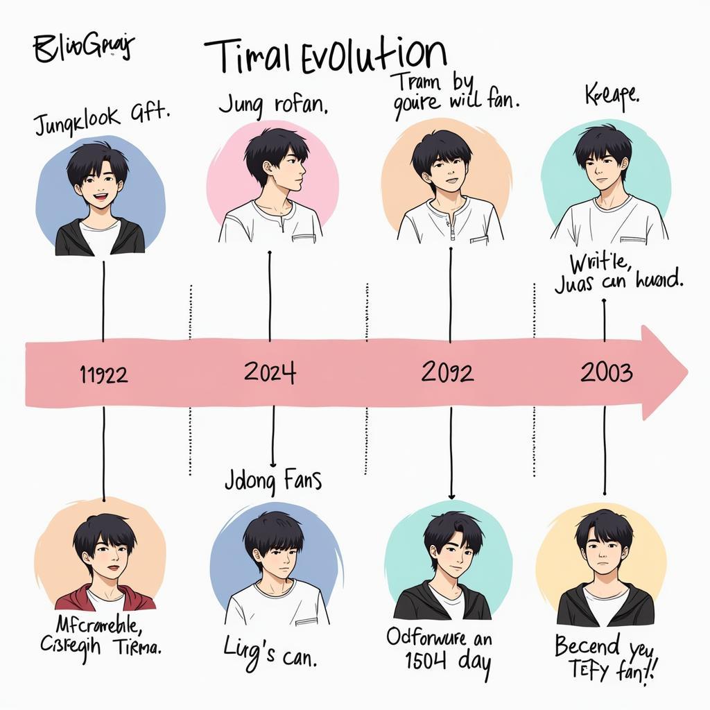 Jungkook's interactions with fans evolving through the years