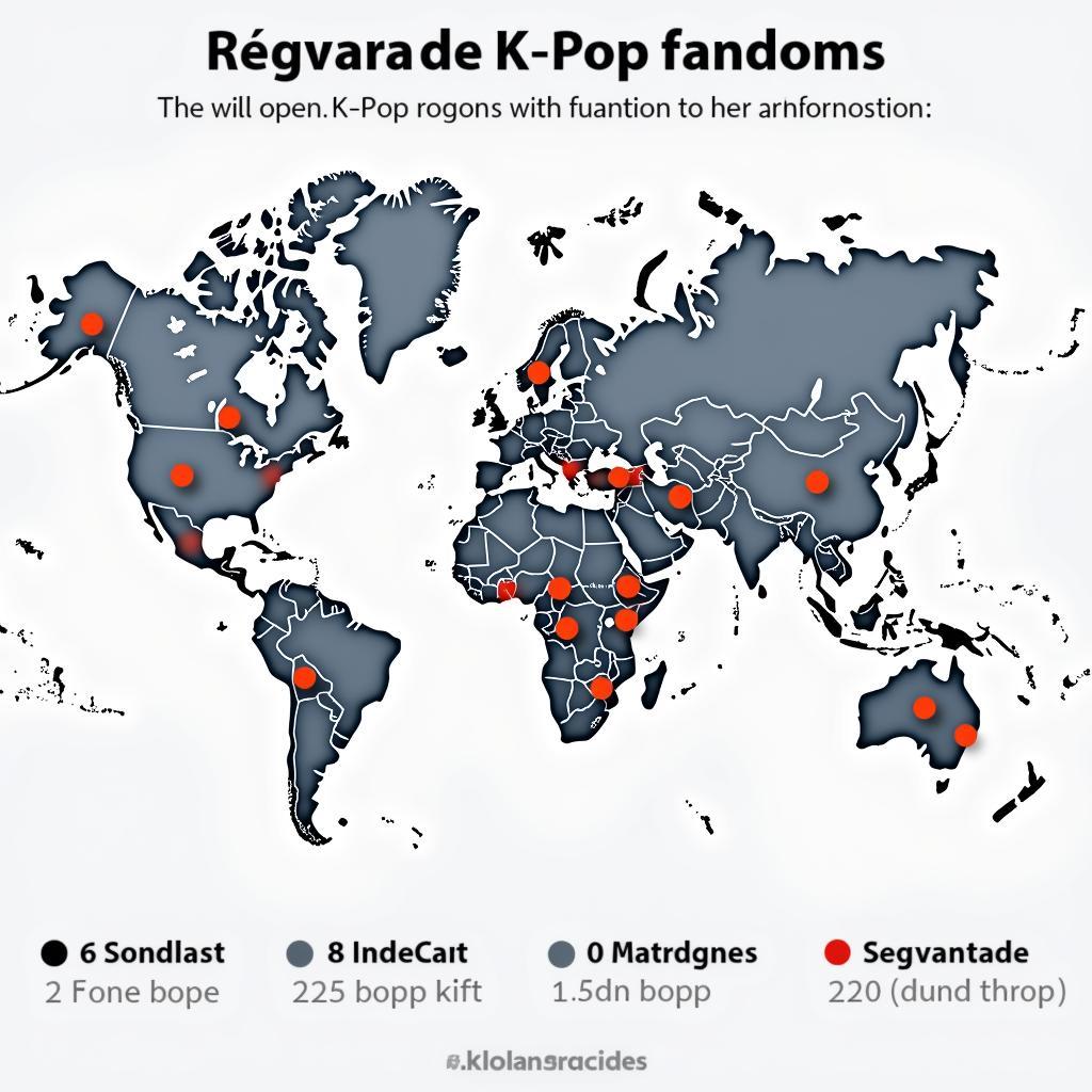 Global Map of K-Pop Fandoms