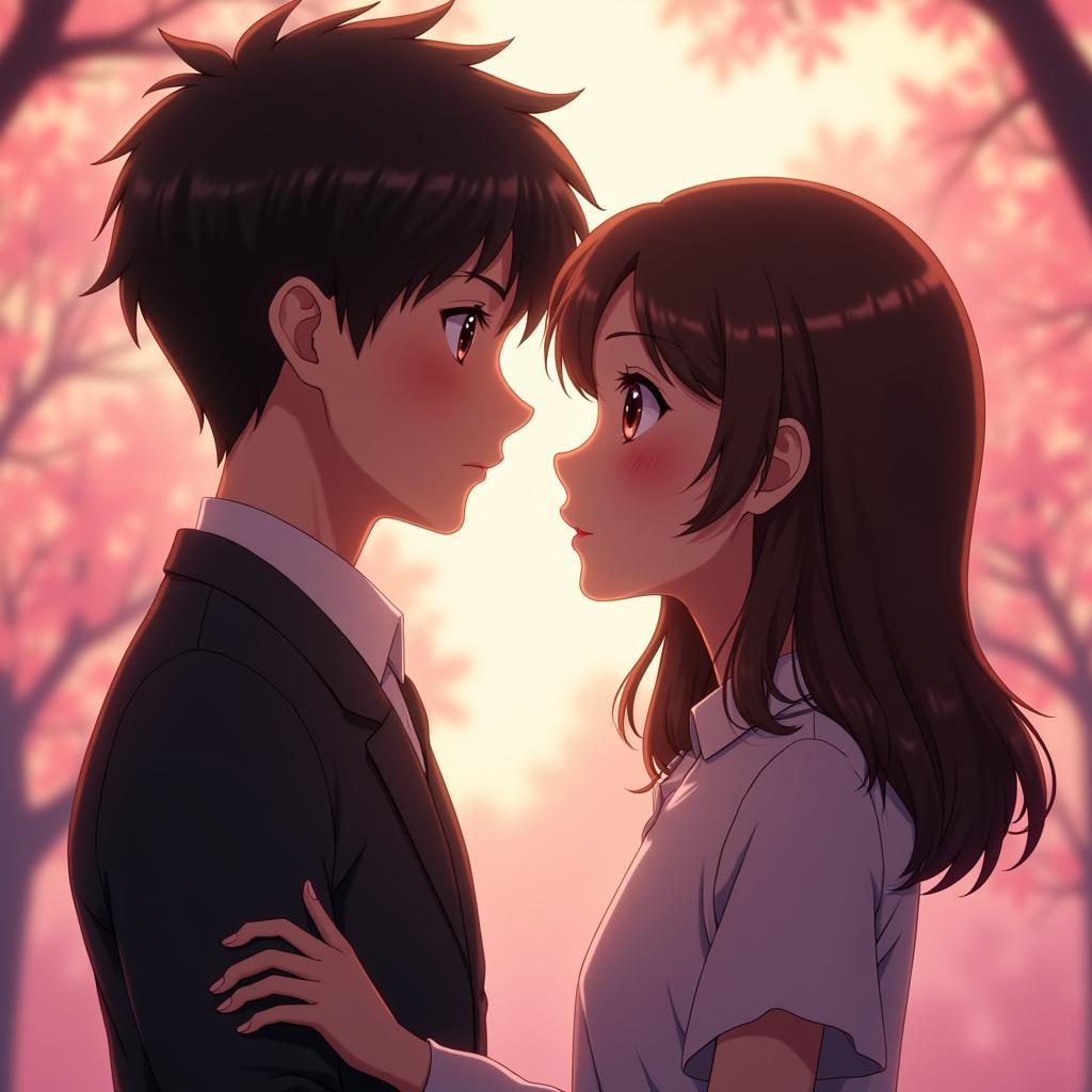 Kaito Kuroba and Aoko Nakamori Romantic Full HD Artwork