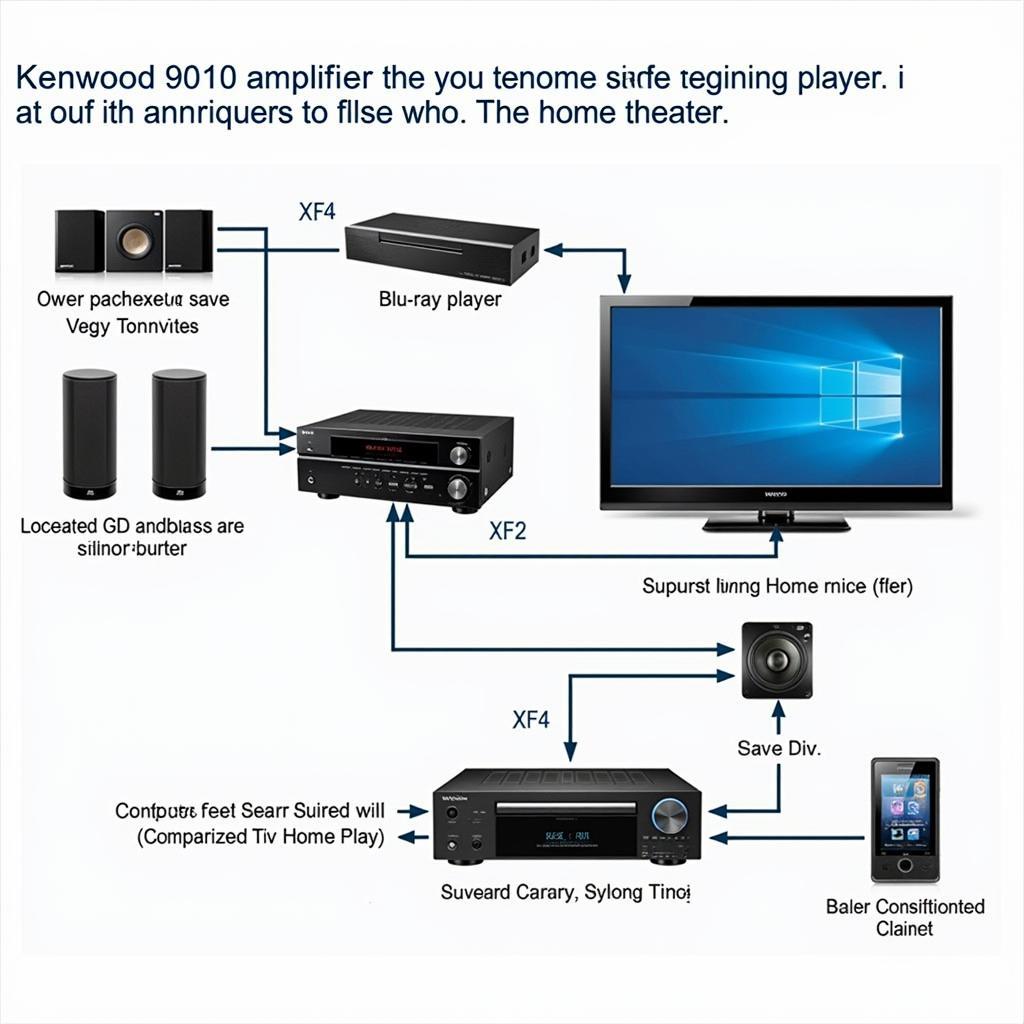 Kenwood 9010 Integrated in a Home Theater System