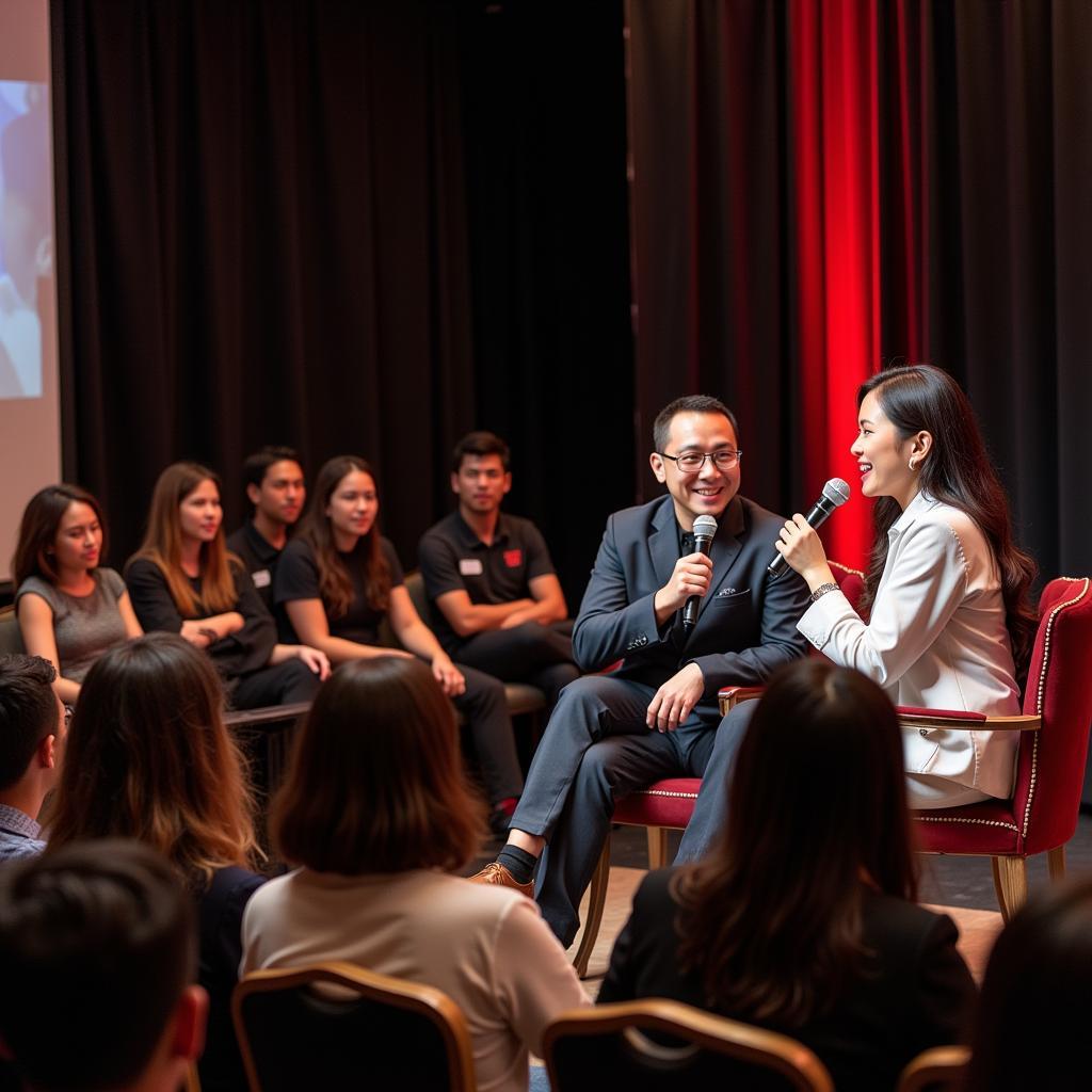 Kim Tu Long and Ngoc Huyen Answering Fan Questions