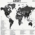 BTS Global Fan Base - King Fan Kpop BTS ARMY Worldwide