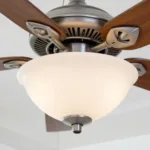 Kitchen Ceiling Fan with Integrated Light Fixture