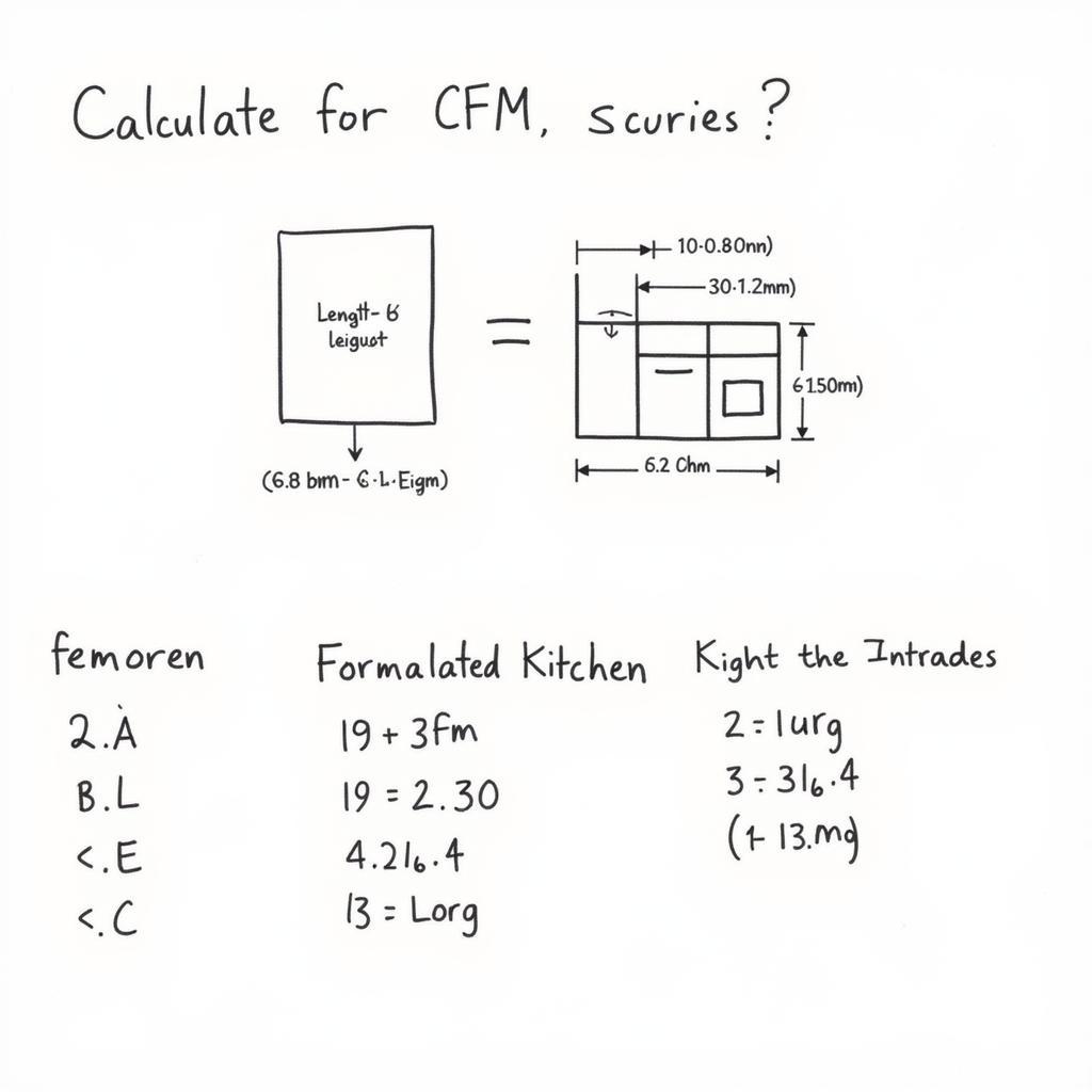 Calculating CFM for Kitchen Exhaust Fan