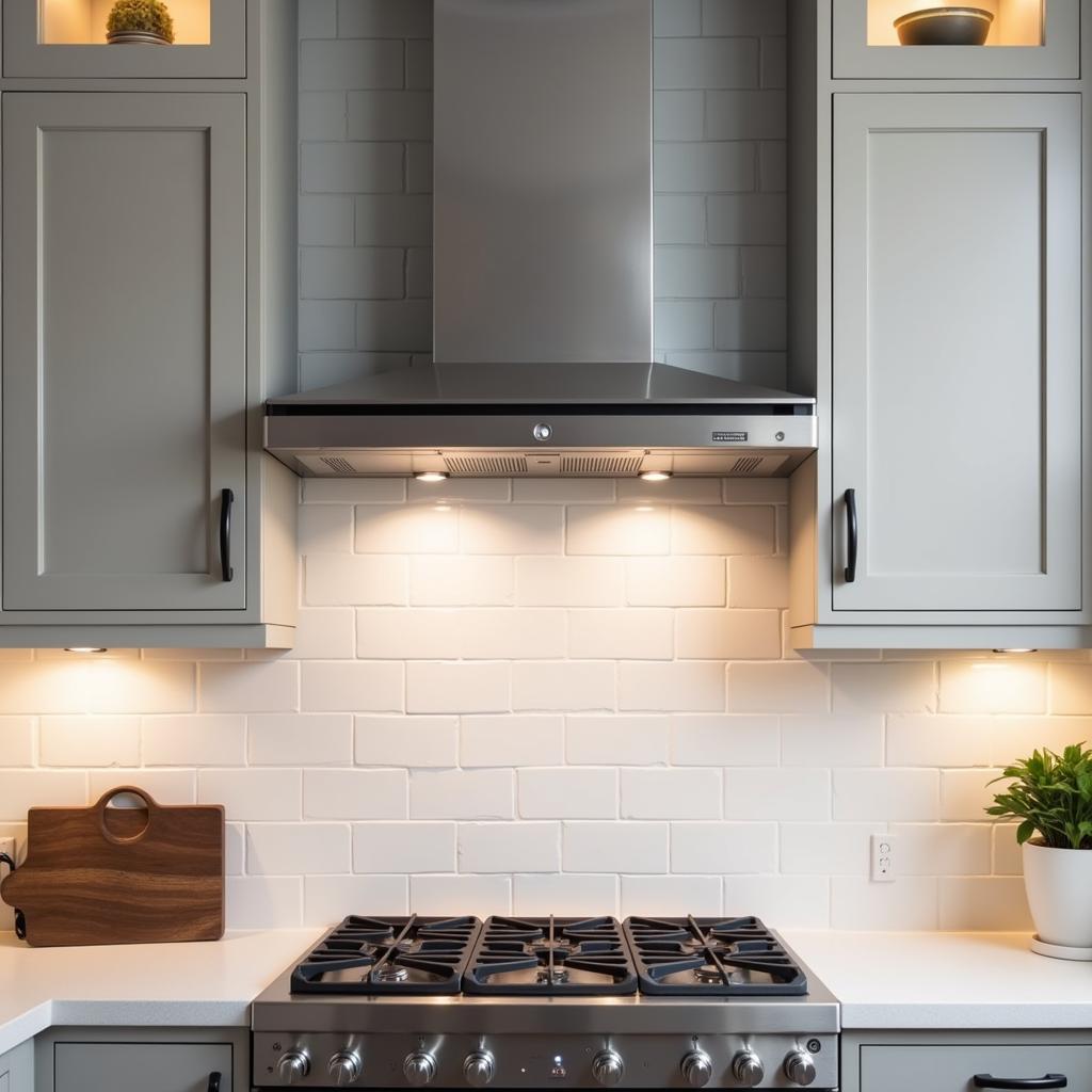 Modern Kitchen Exhaust Fan with Range Hood