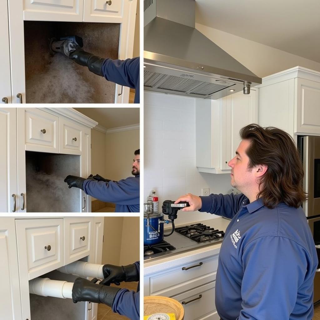 Cleaning Kitchen Fan Ducting